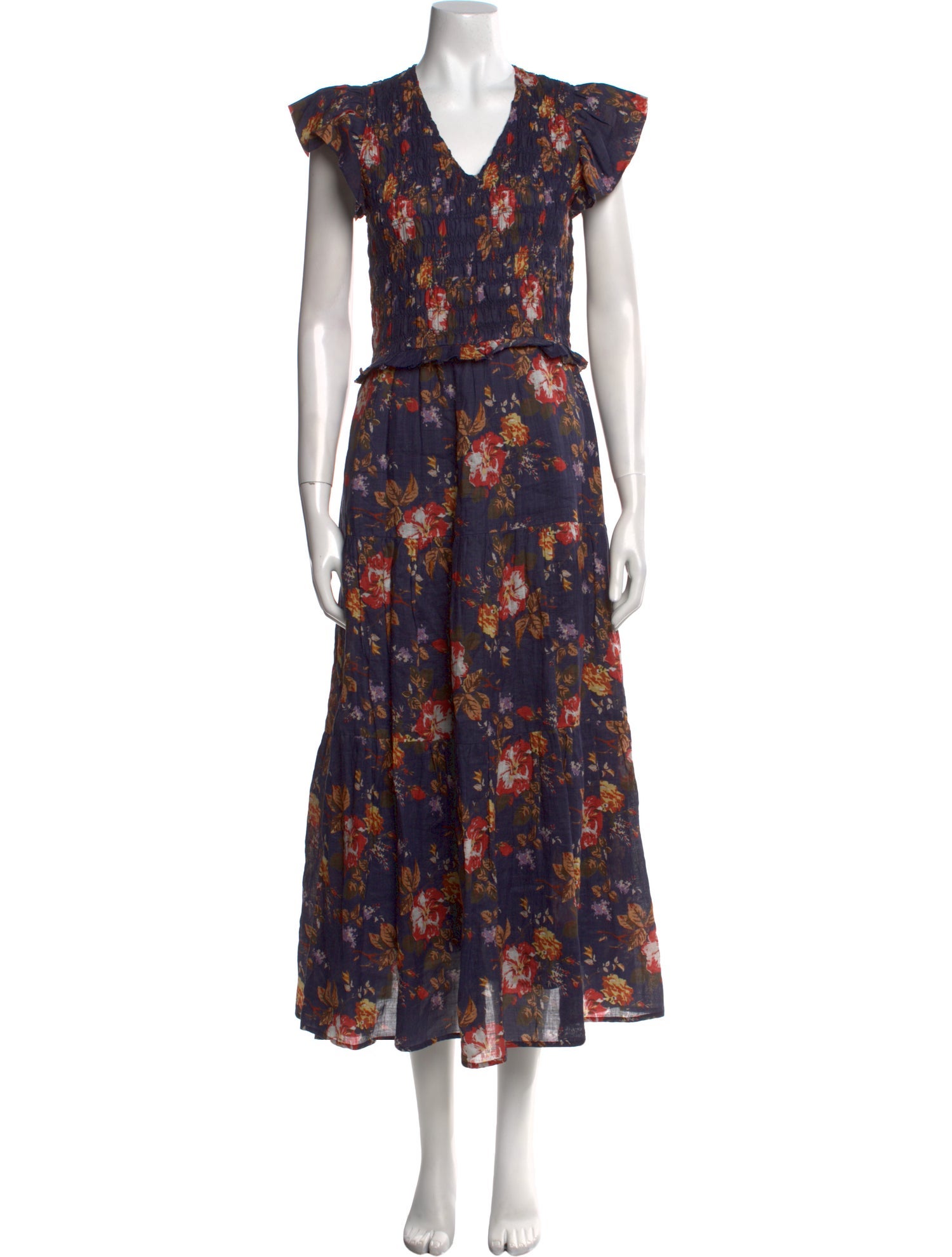 Sea New York Floral Print Long Dress