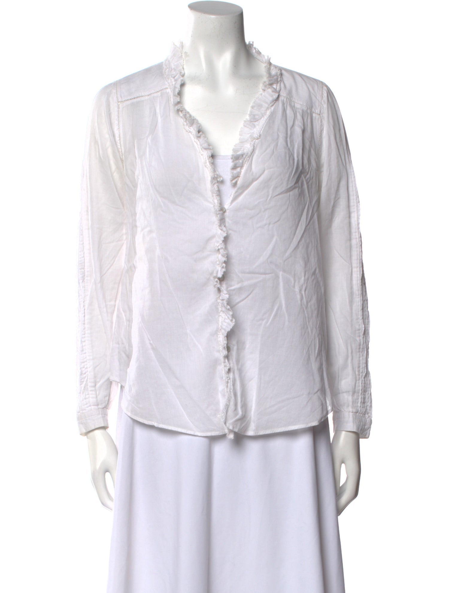 Sea New York V-Neck Long Sleeve Blouse