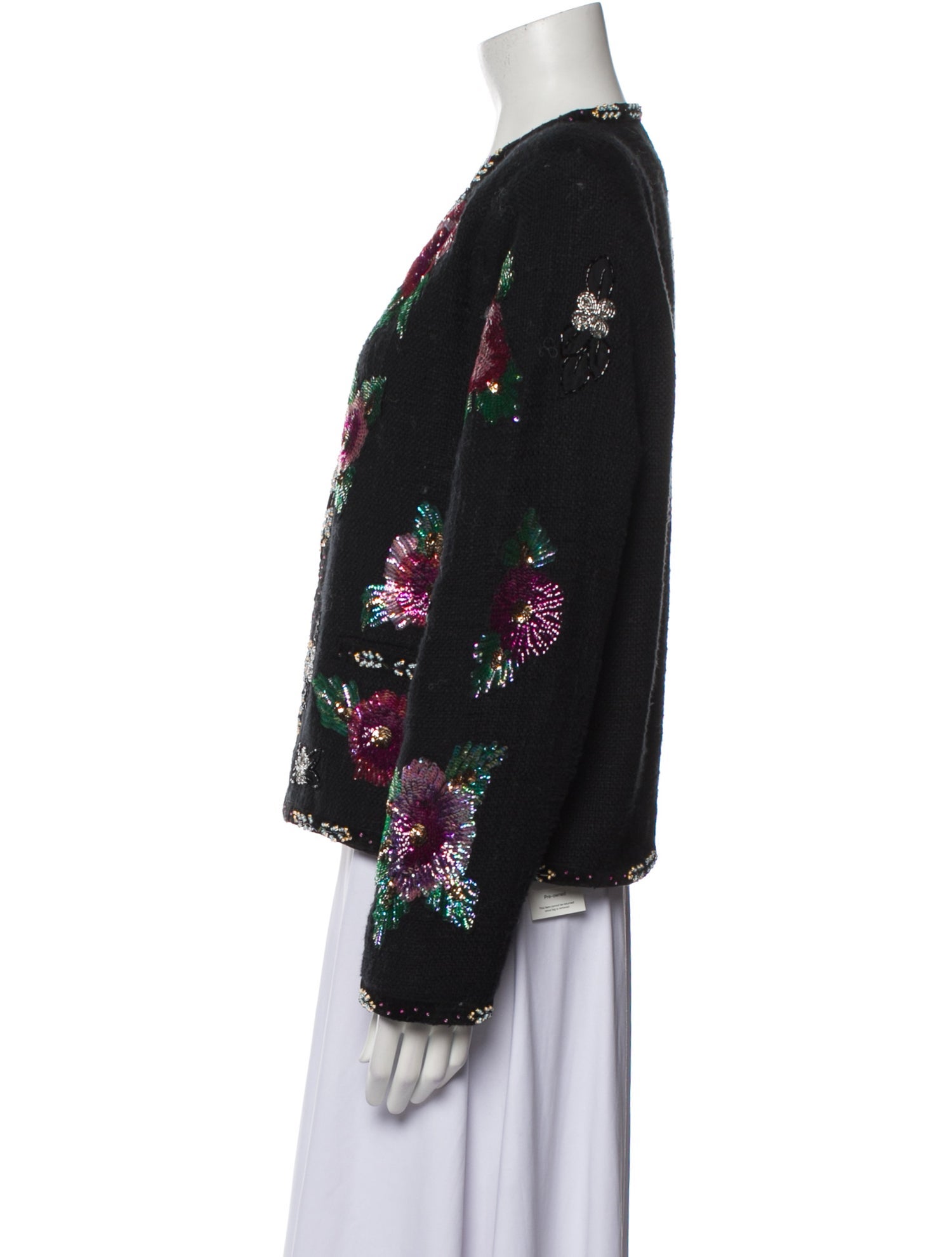 Sea New York Linen Patterned Evening Jacket