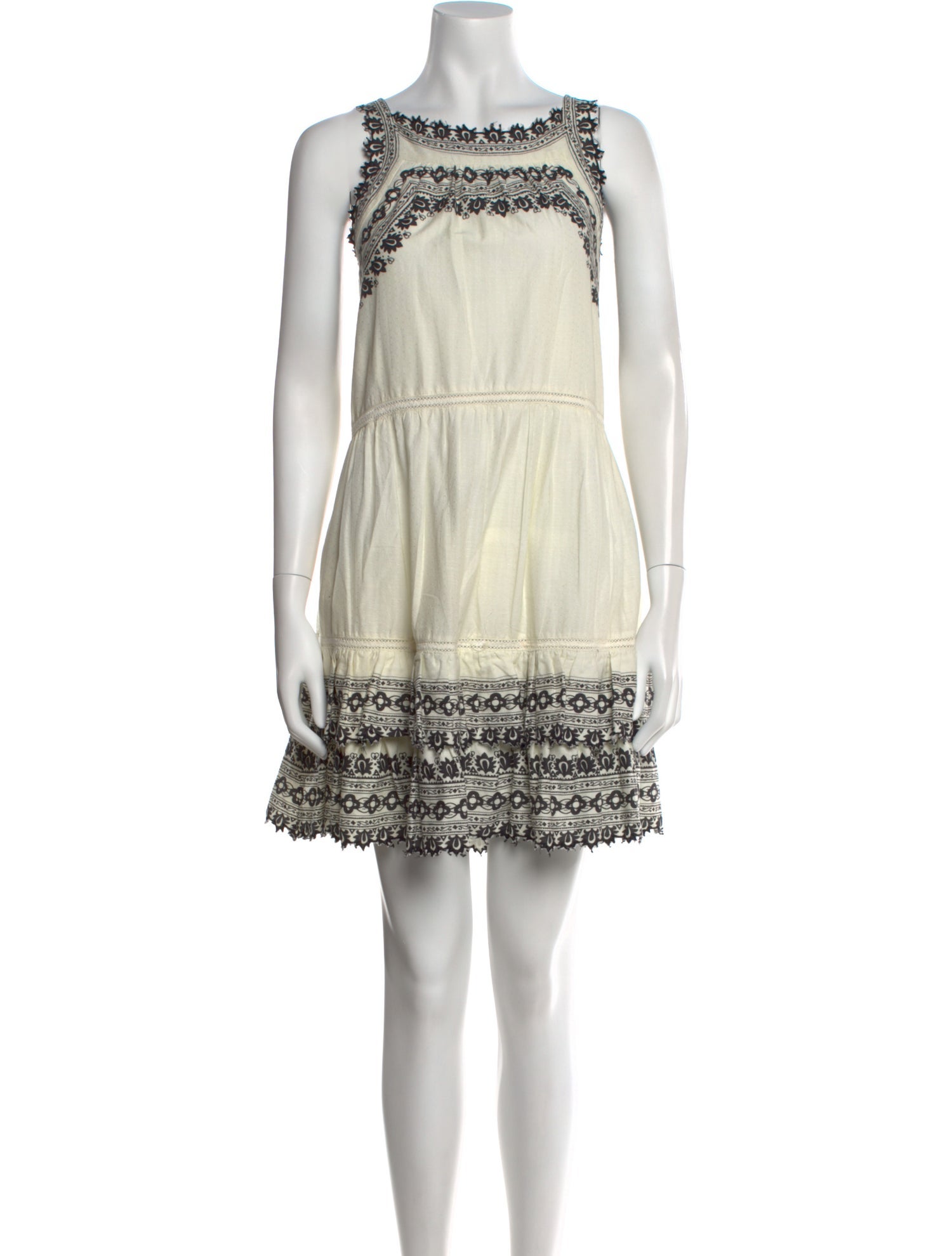 Sea New York Bateau Neckline Mini Dress