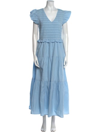 Sea New York V-Neck Long Dress