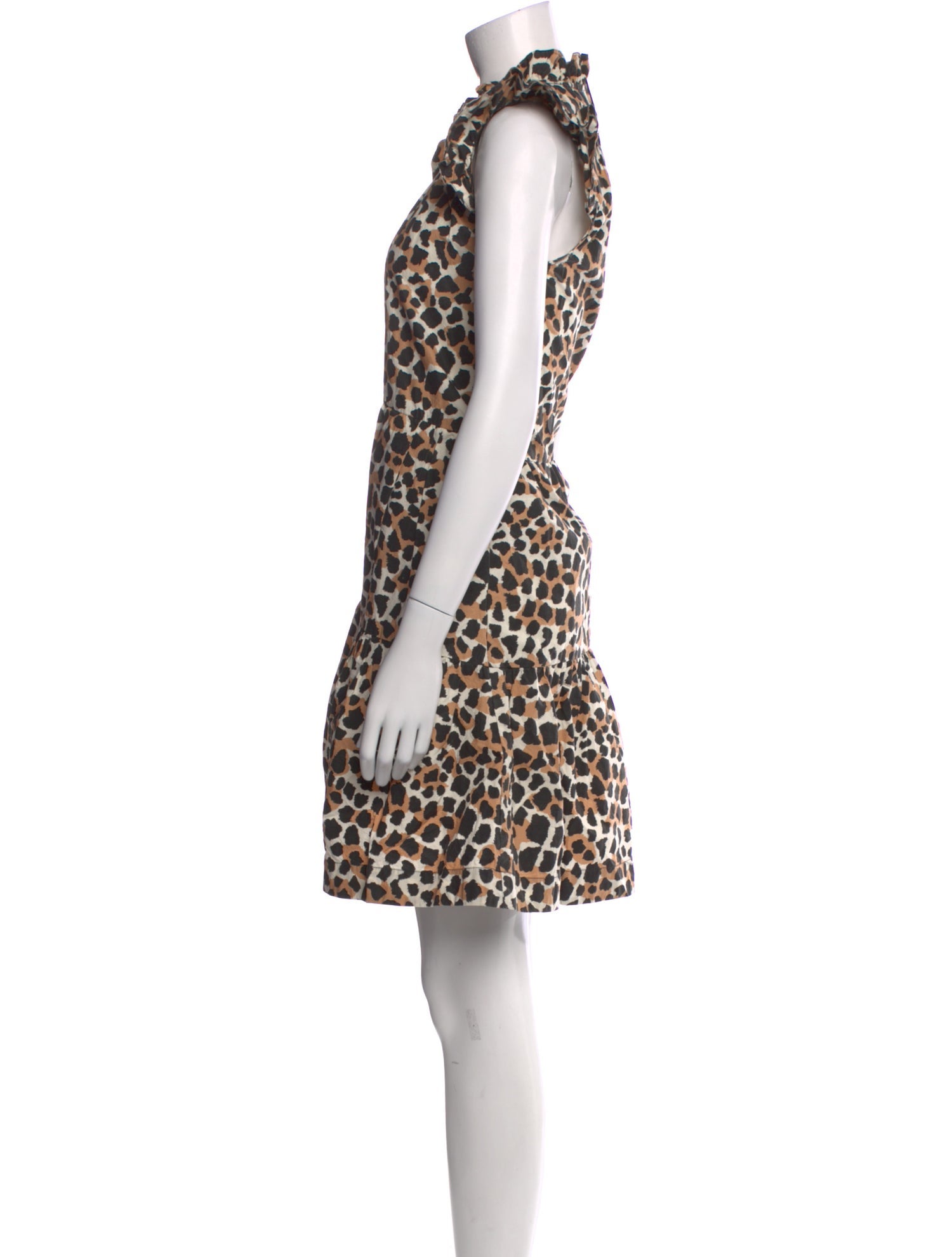 Sea New York Animal Print Knee-Length Dress