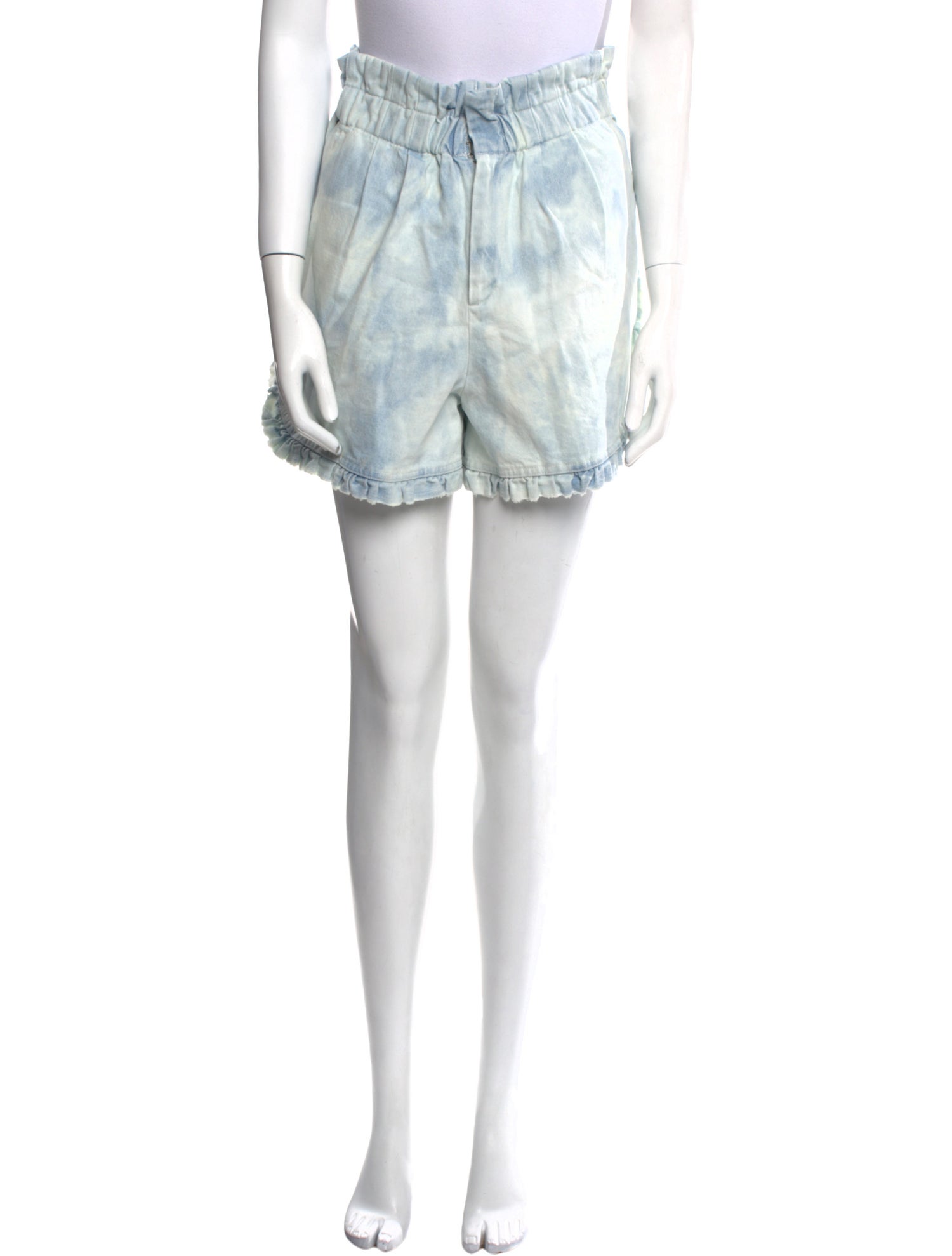 Sea New York Tie-Dye Print Mini Shorts