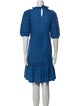 Sea New York Mock Neck Knee-Length Dress