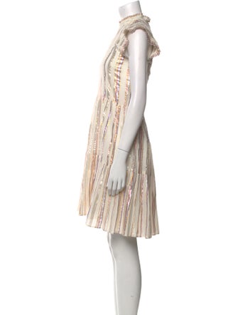 Sea New York Striped Knee-Length Dress