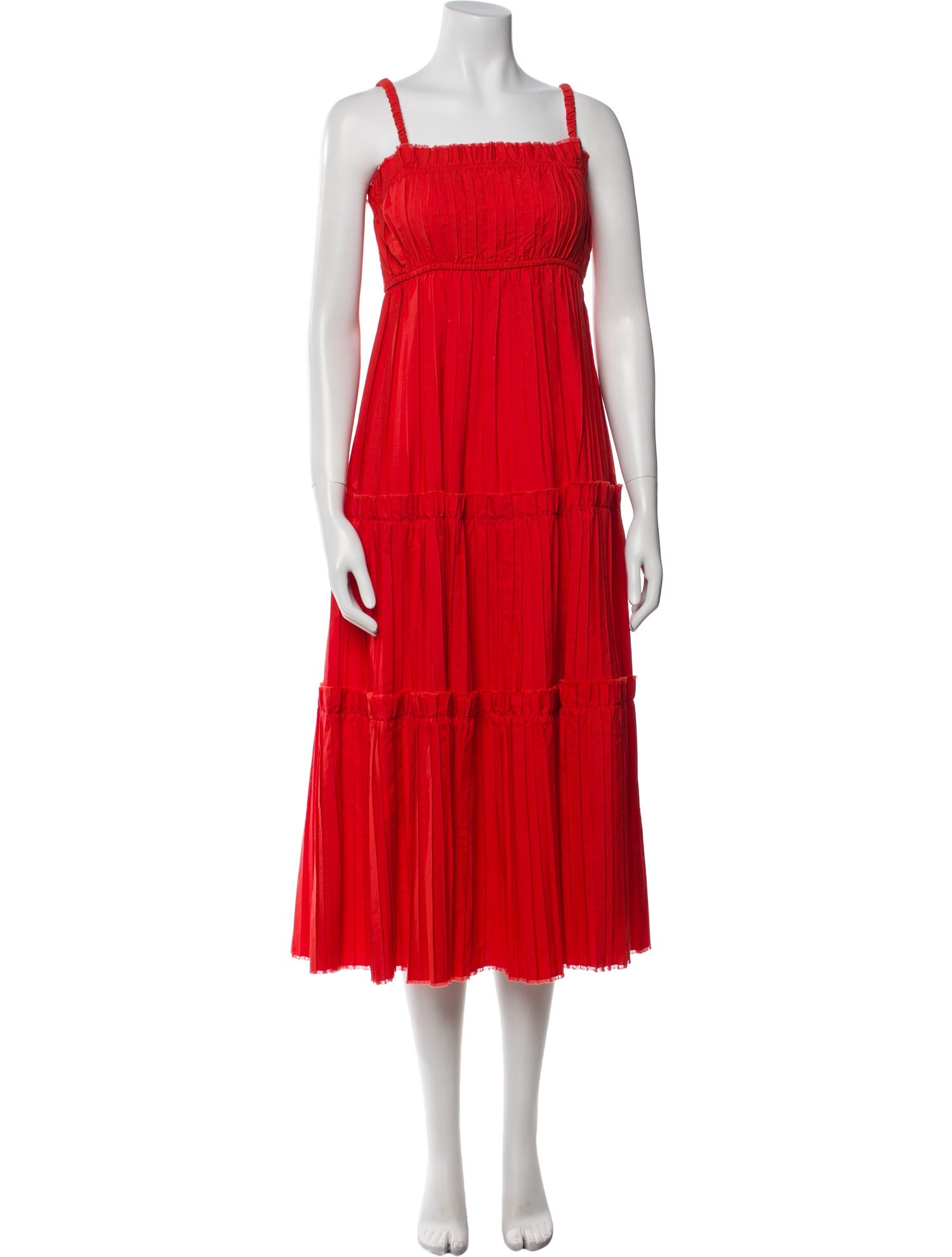 Sea New York Square Neckline Midi Length Dress