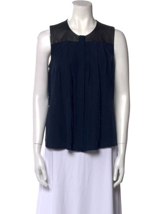 Sea New York Silk Crew Neck Top