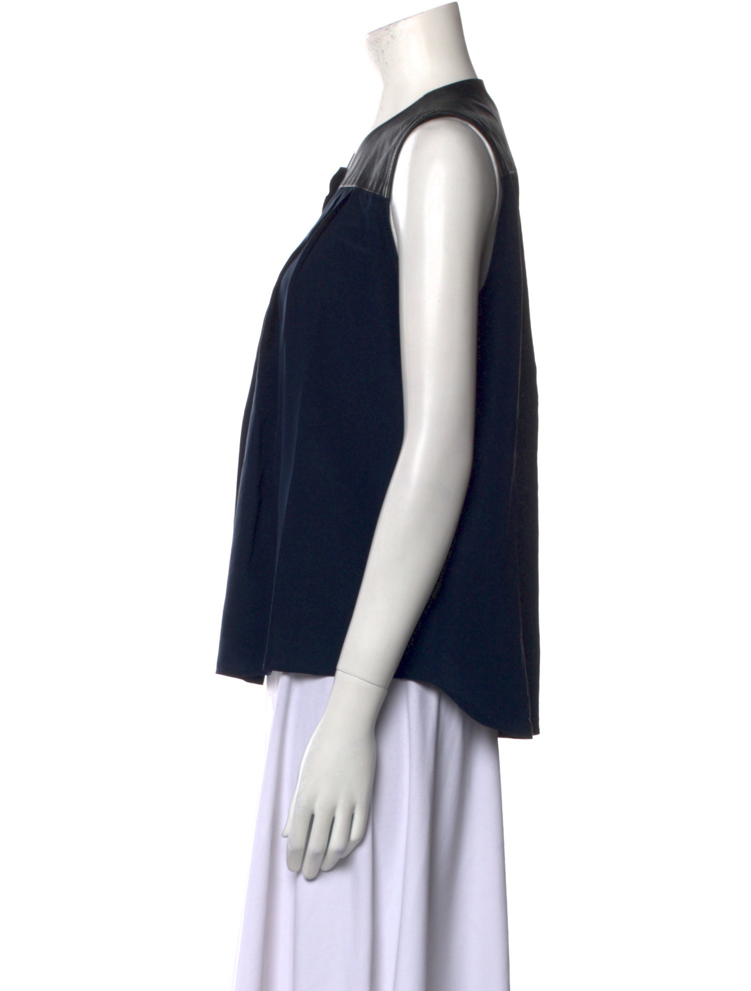 Sea New York Silk Crew Neck Top