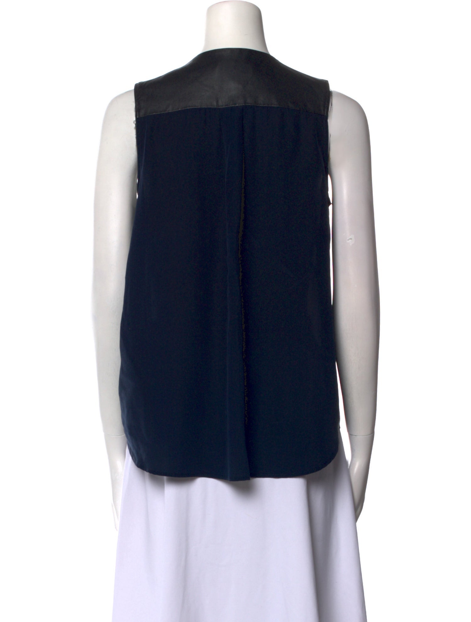 Sea New York Silk Crew Neck Top