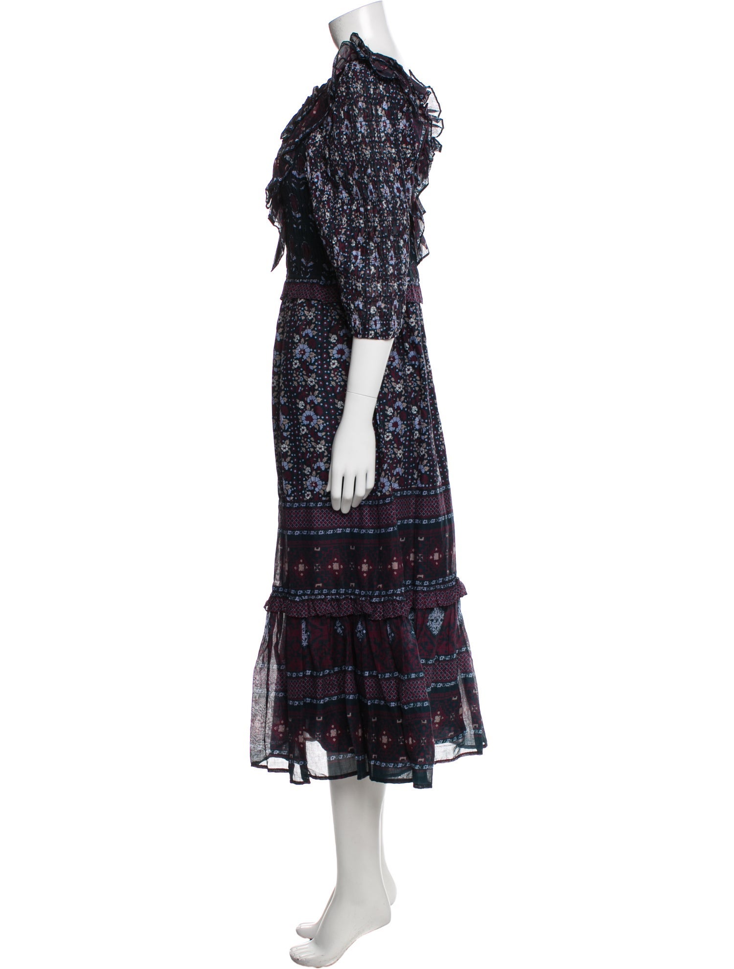 Sea New York Floral Print Long Dress