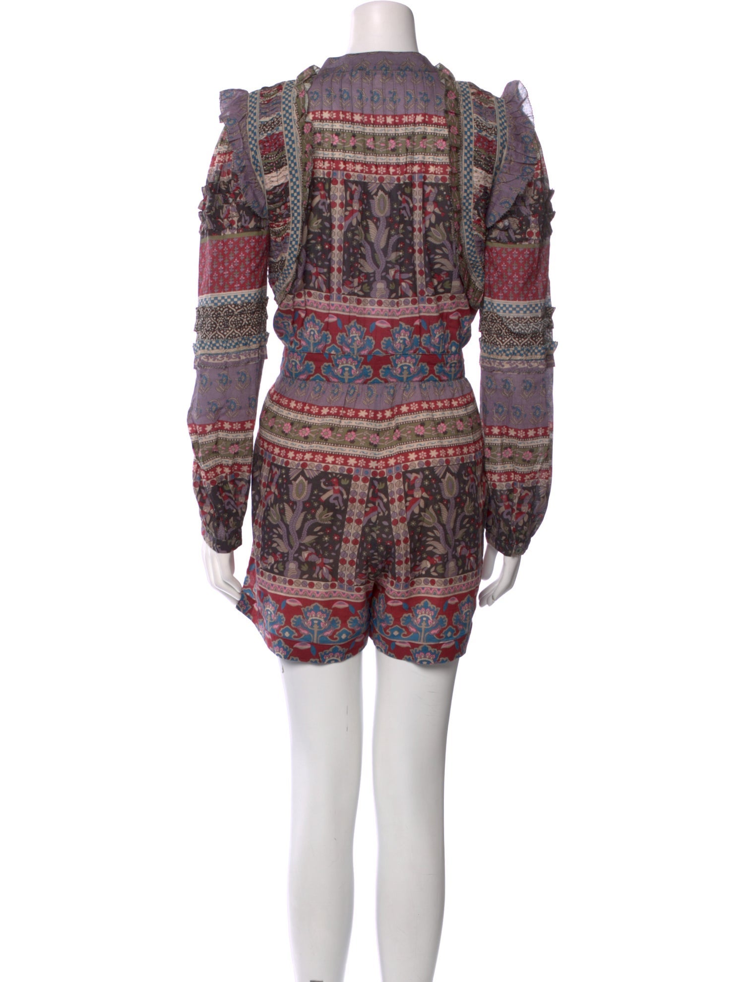 Sea New York Printed Crew Neck Romper