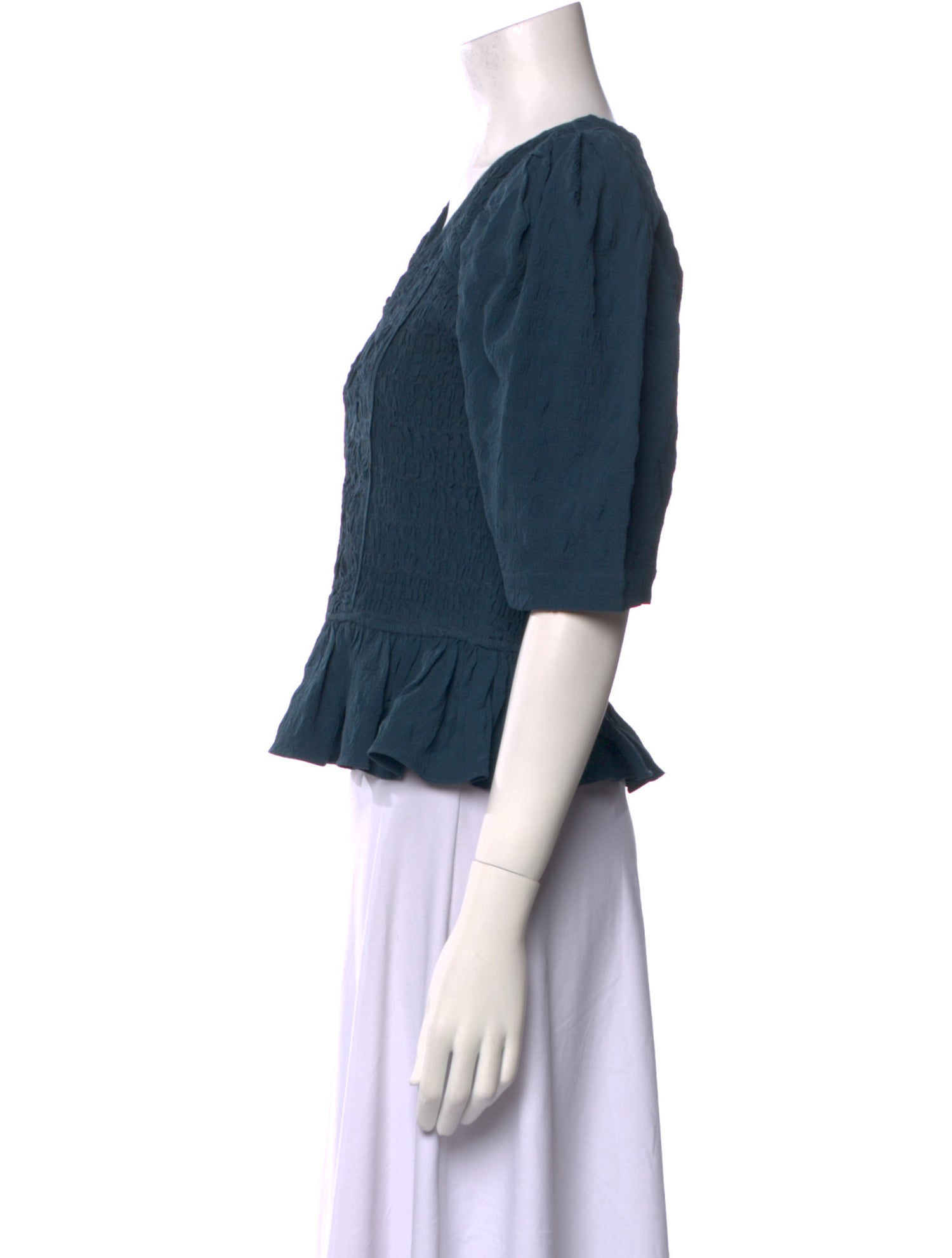 Sea New York V-Neck Three-Quarter Sleeve Crop Top w/ Tags