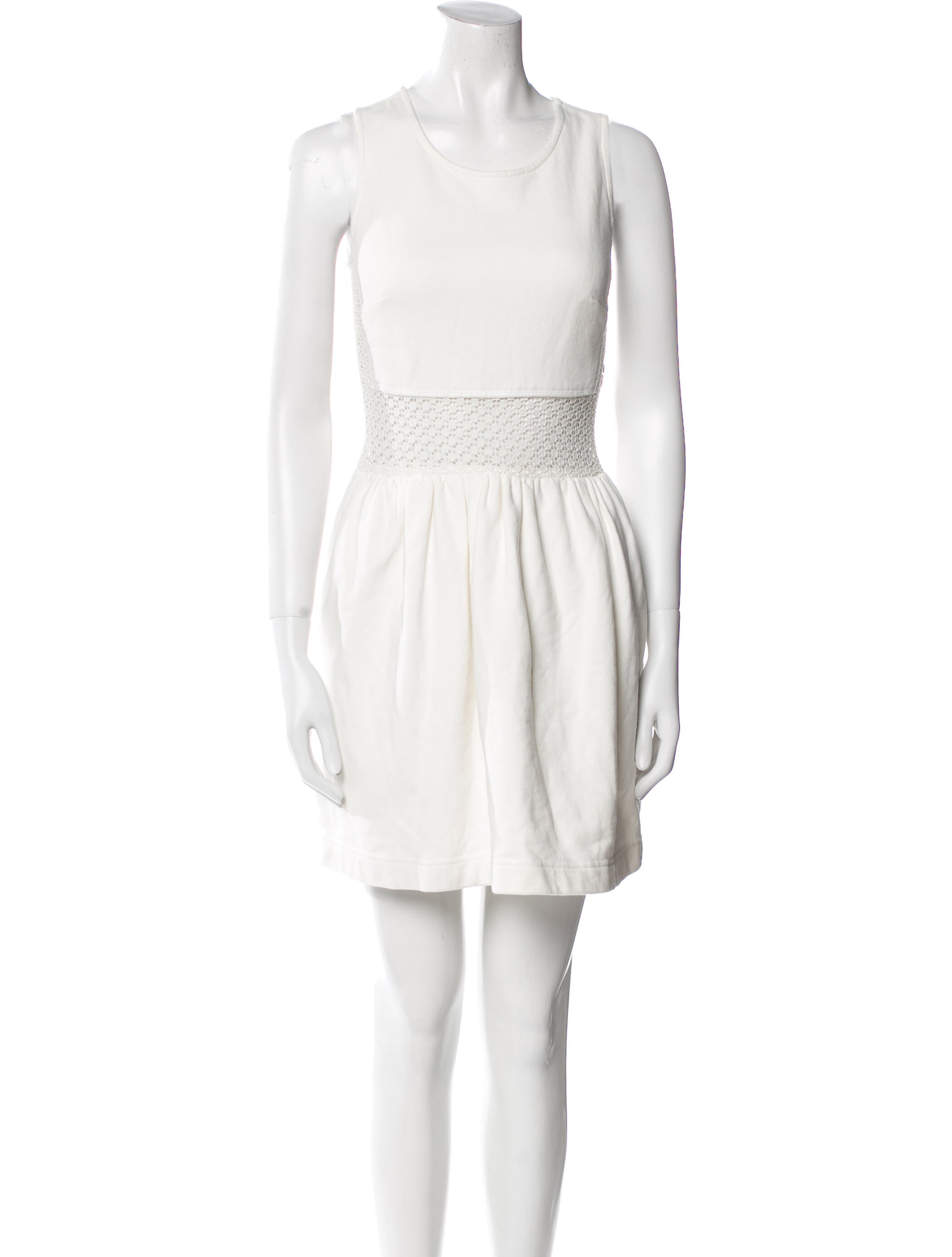 Sea New York Scoop Neck Mini Dress