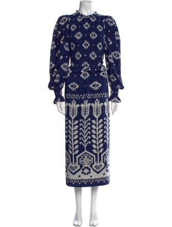 Sea New York Printed Long Dress