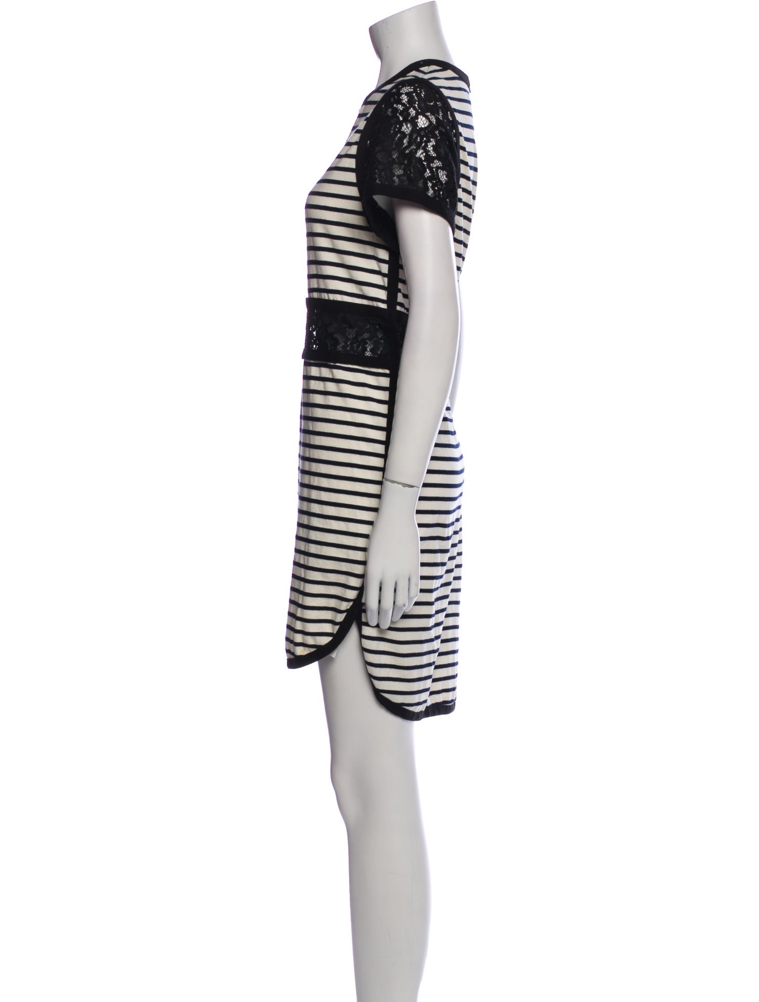 Sea New York Striped Knee-Length Dress