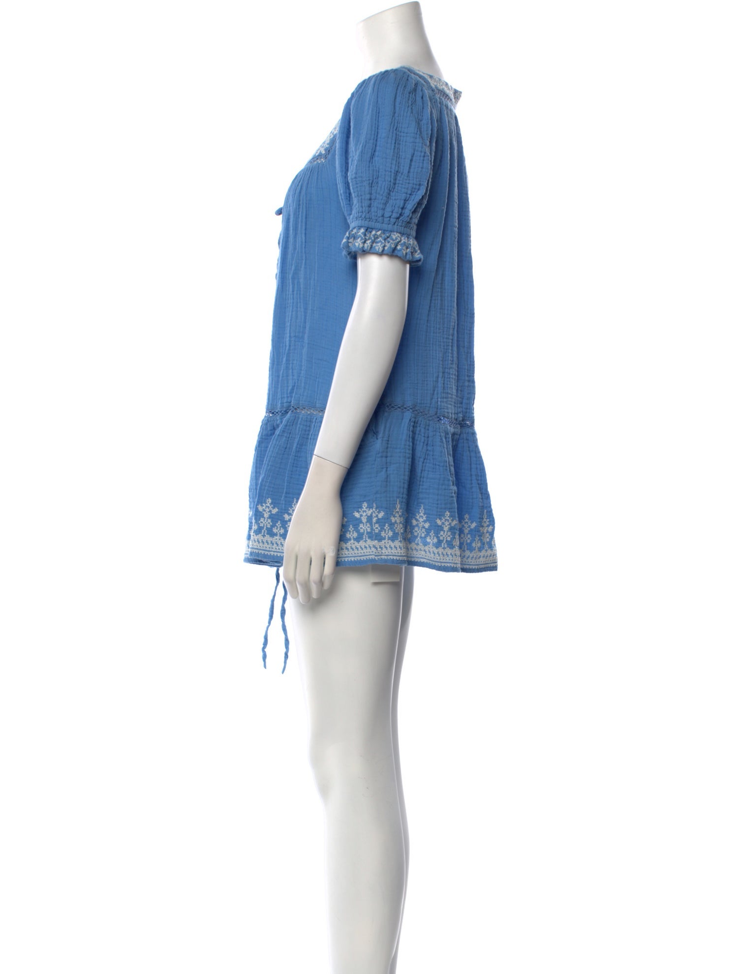 Sea New York Square Neckline Short Sleeve Tunic