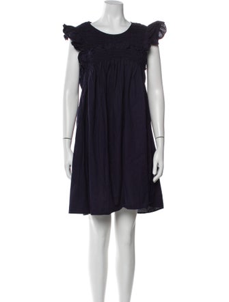 Sea New York Crew Neck Knee-Length Dress