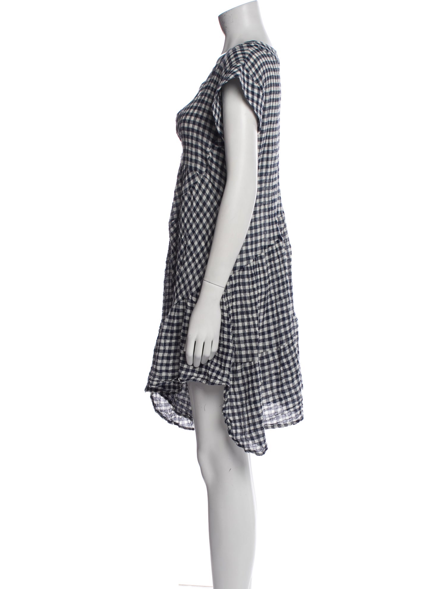 Sea New York Plaid Print Mini Dress