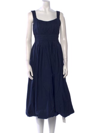 Sea New York Square Neckline Midi Length Dress