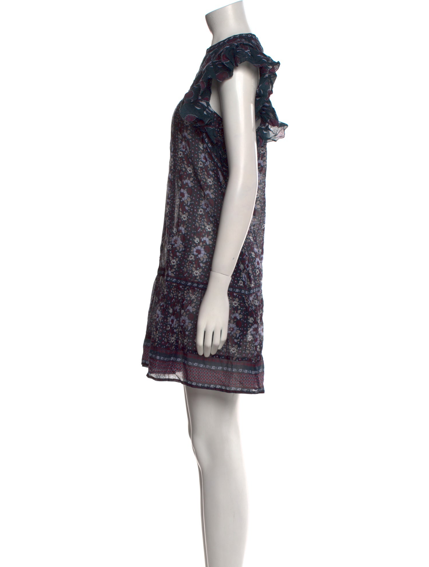 Sea New York Floral Print Mini Dress