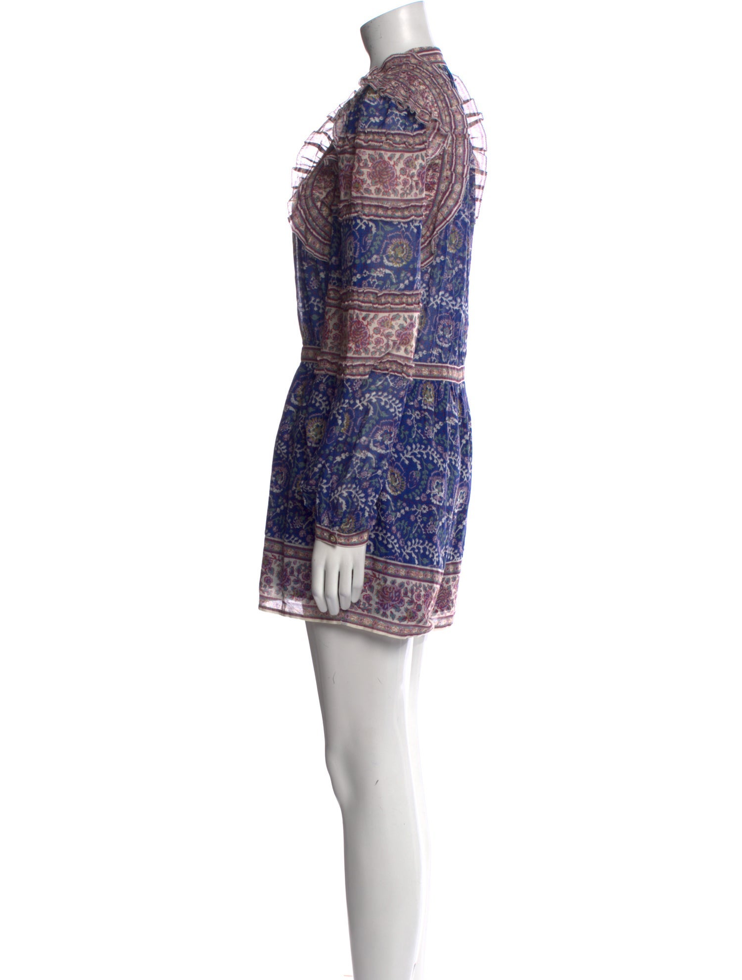 Sea New York Floral Print Crew Neck Romper