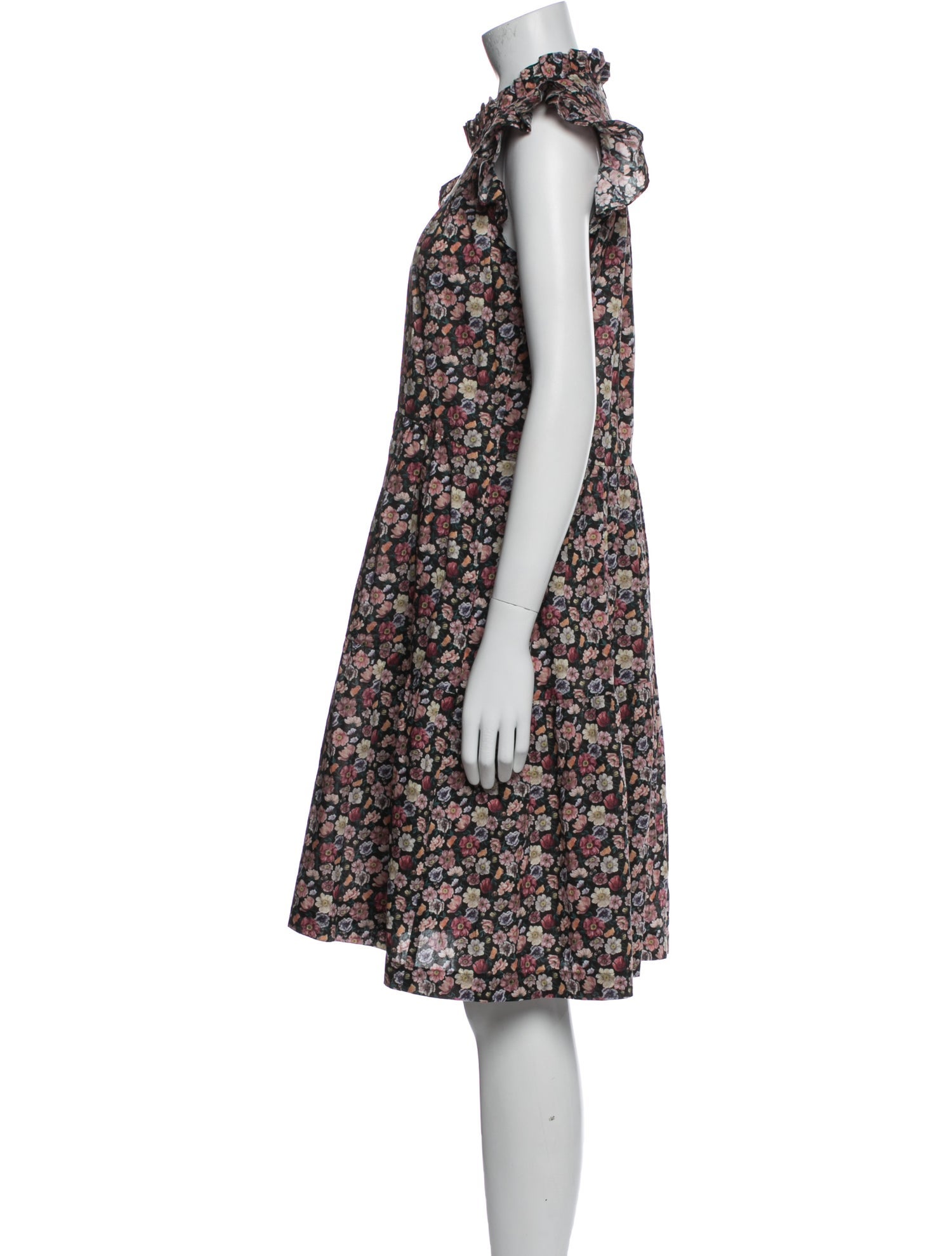 Sea New York Floral Print Knee-Length Dress