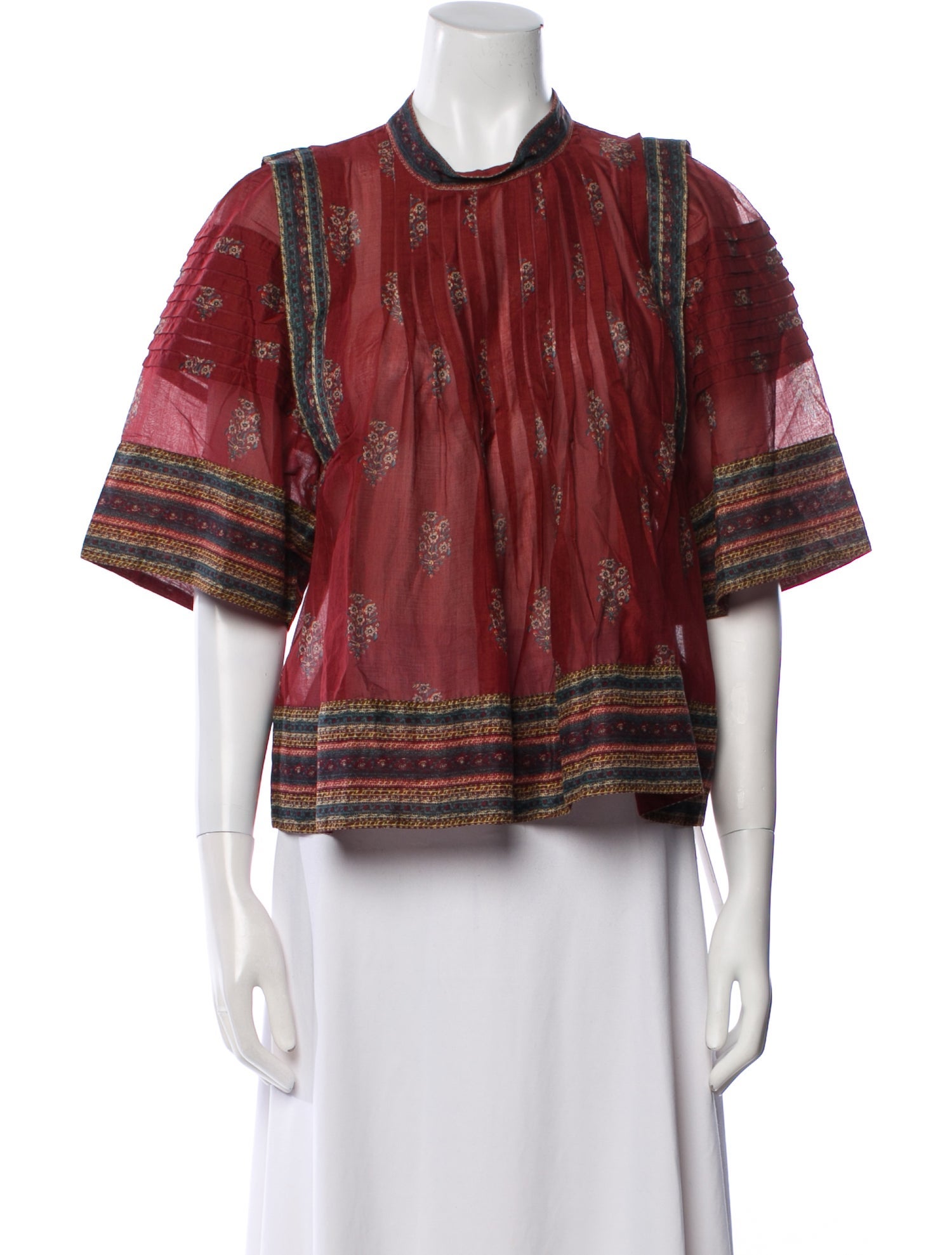 Sea New York Printed Crew Neck Blouse