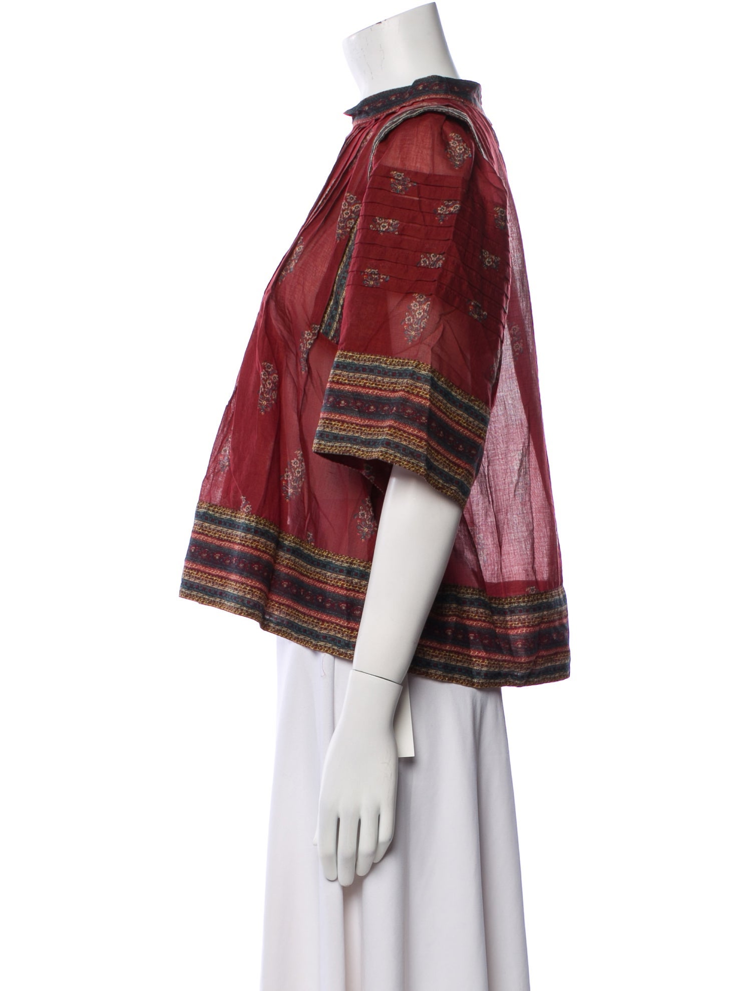 Sea New York Printed Crew Neck Blouse