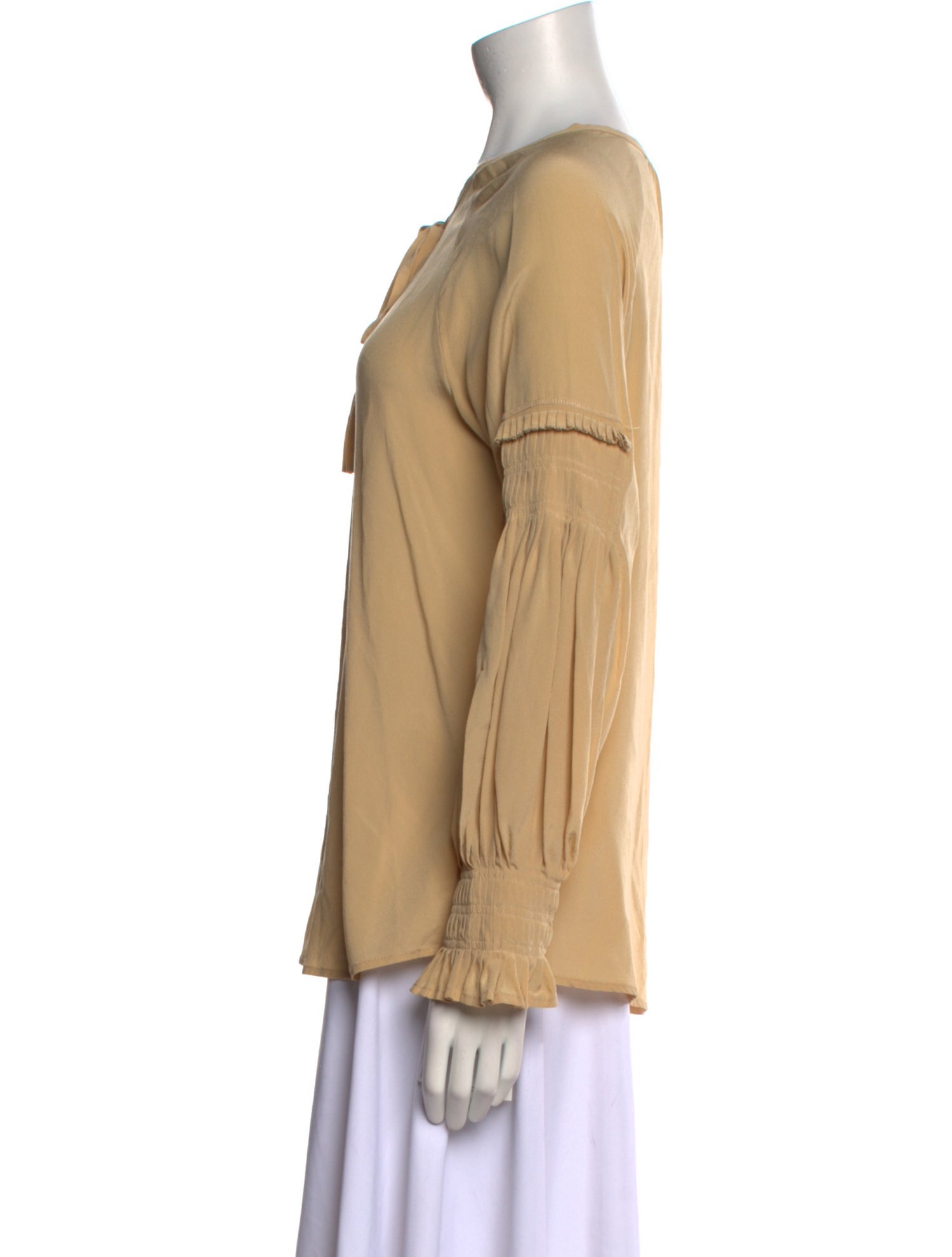 Sea New York Silk Tie Neck Blouse