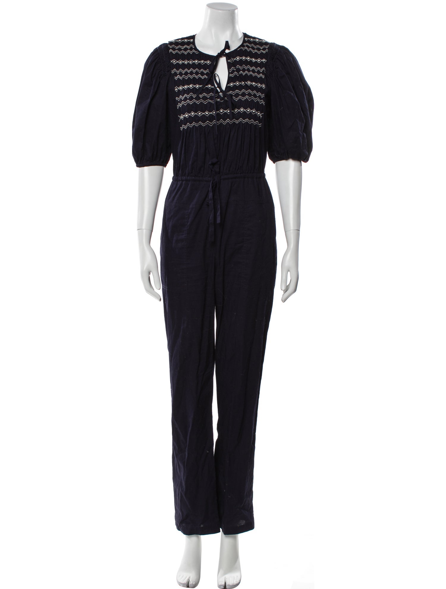 Sea New York Striped Scoop Neck Jumpsuit