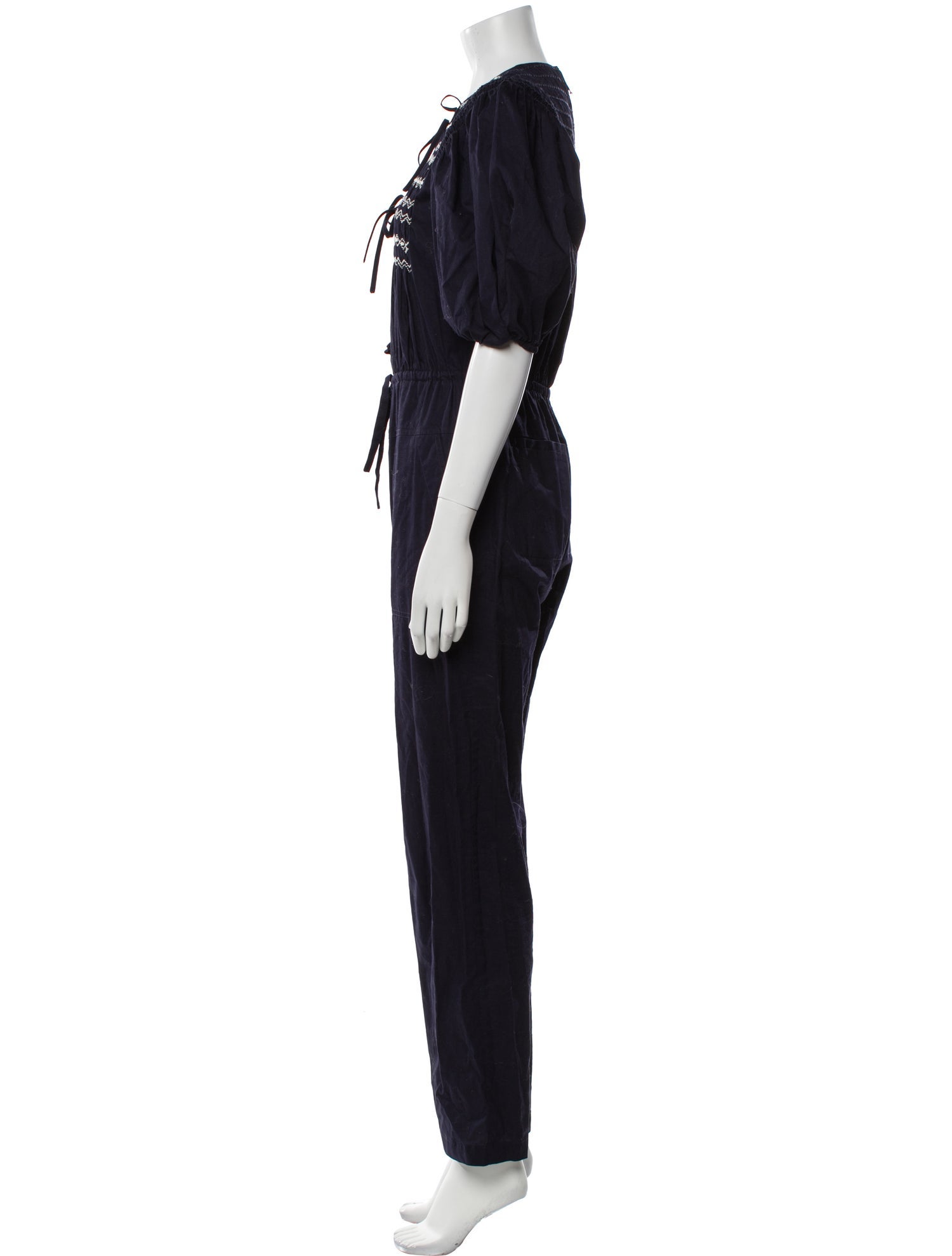 Sea New York Striped Scoop Neck Jumpsuit