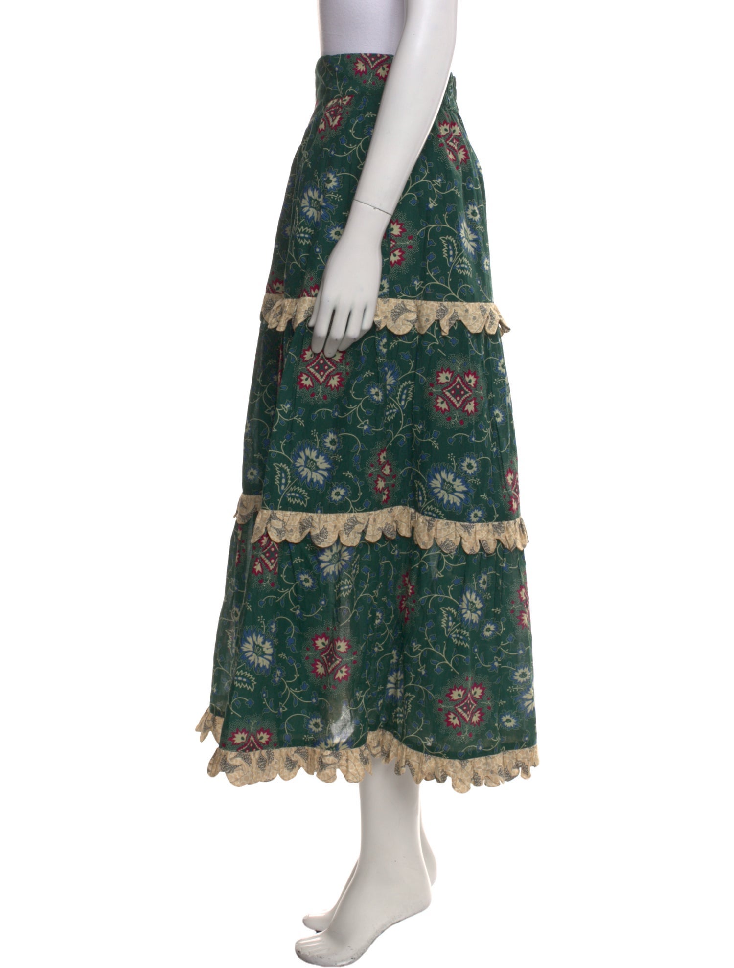 Sea New York Floral Print Midi Length Skirt w/ Tags