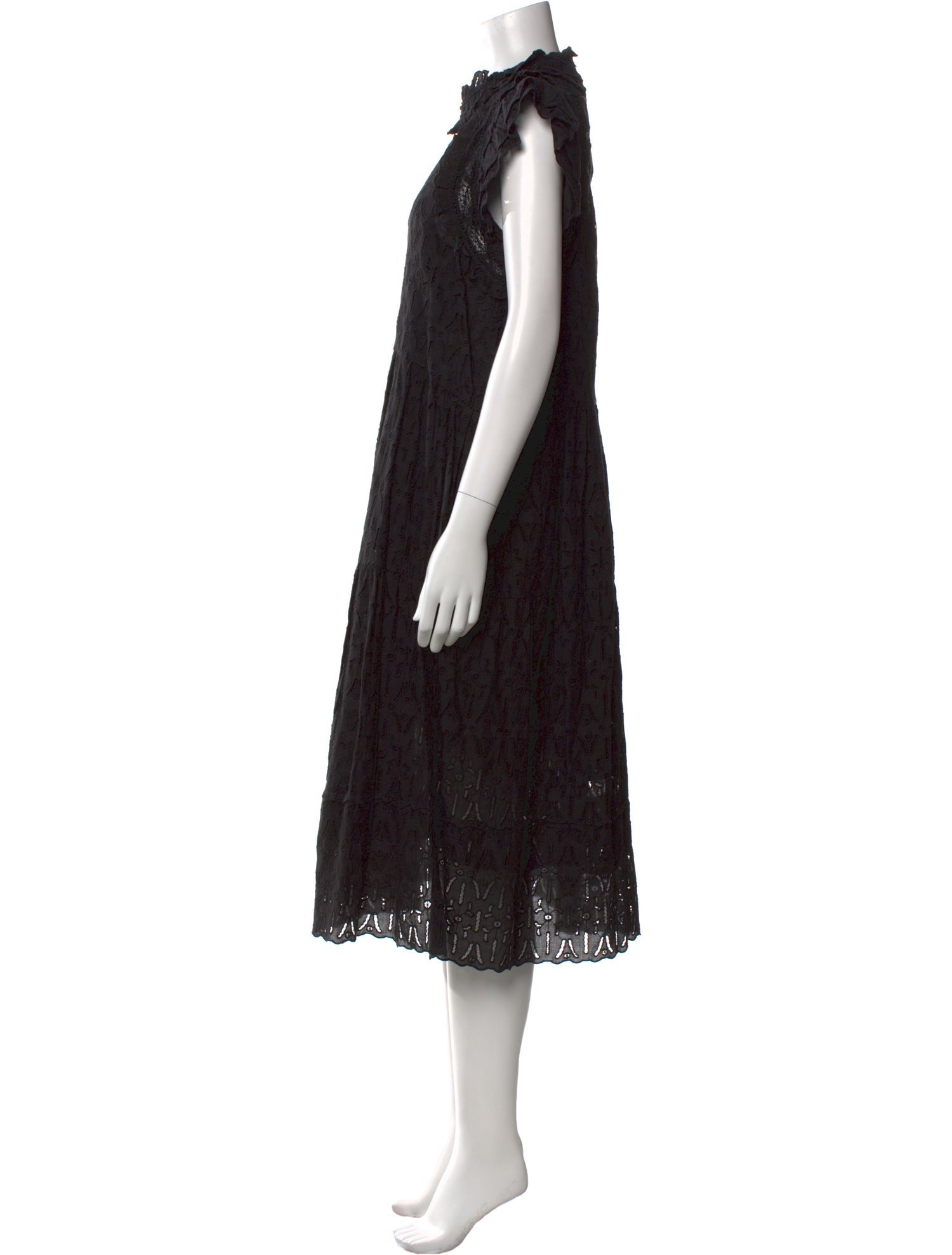 Sea New York Mock Neck Midi Length Dress