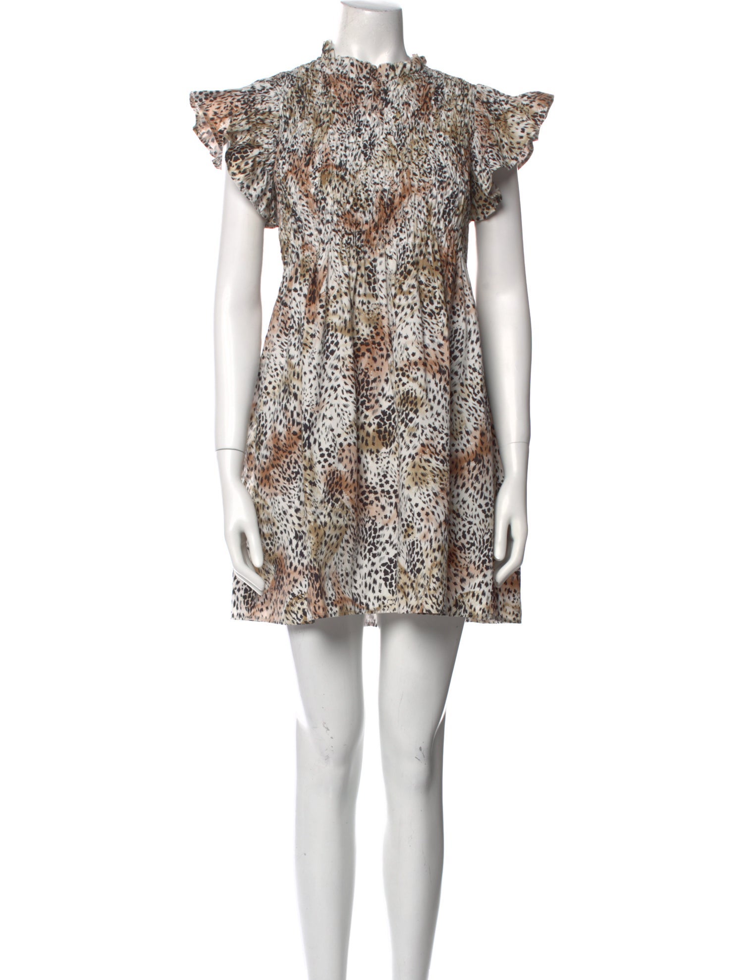 Sea New York Animal Print Mini Dress