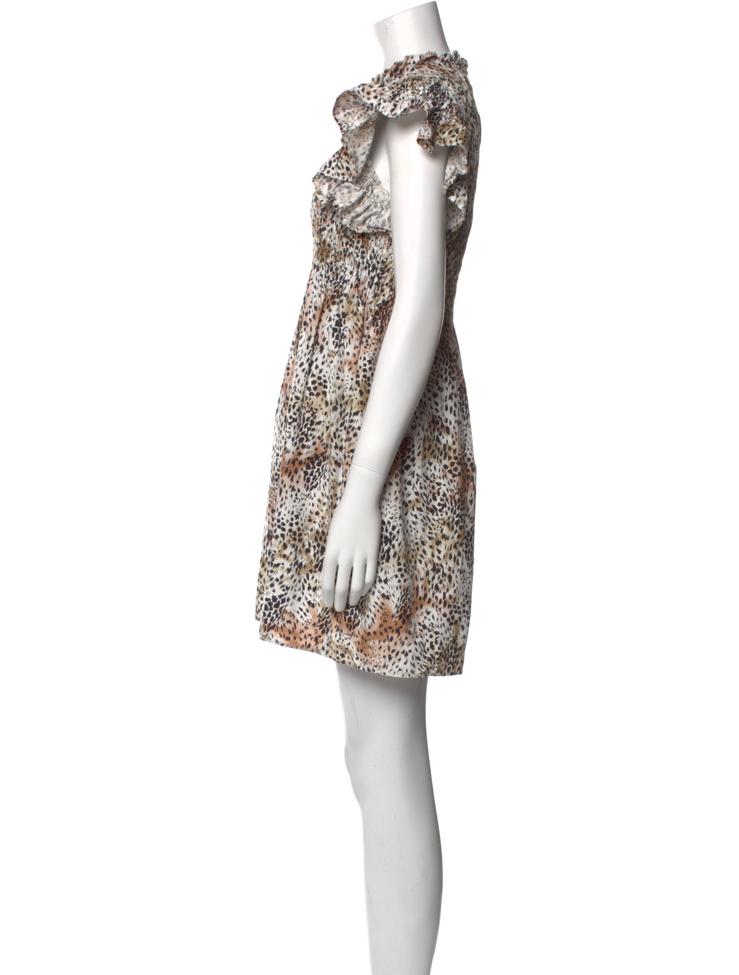 Sea New York Animal Print Mini Dress