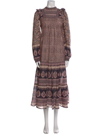 Sea New York Printed Long Dress