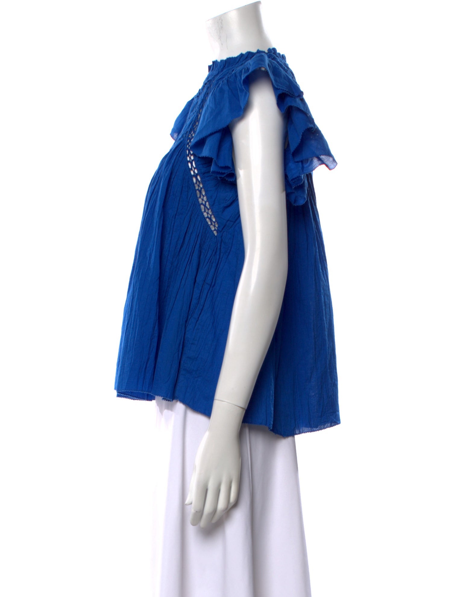 Sea New York Bateau Neckline Short Sleeve Blouse