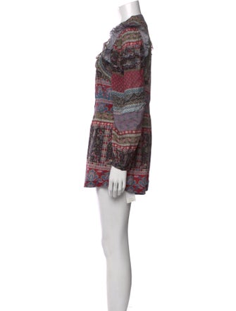 Sea New York Printed Mock Neck Romper