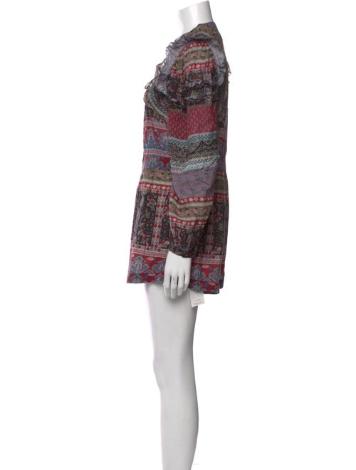 Sea New York Printed Mock Neck Romper