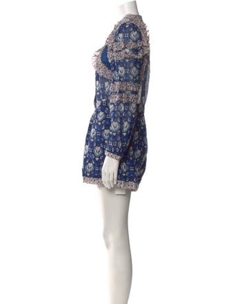 Sea New York Printed Crew Neck Romper