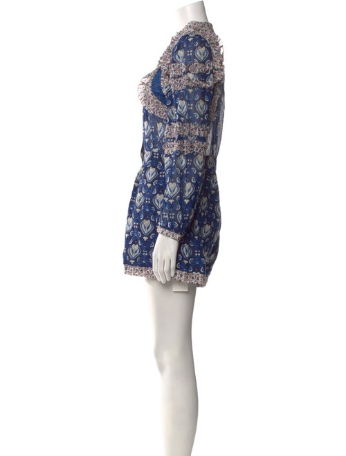 Sea New York Printed Crew Neck Romper