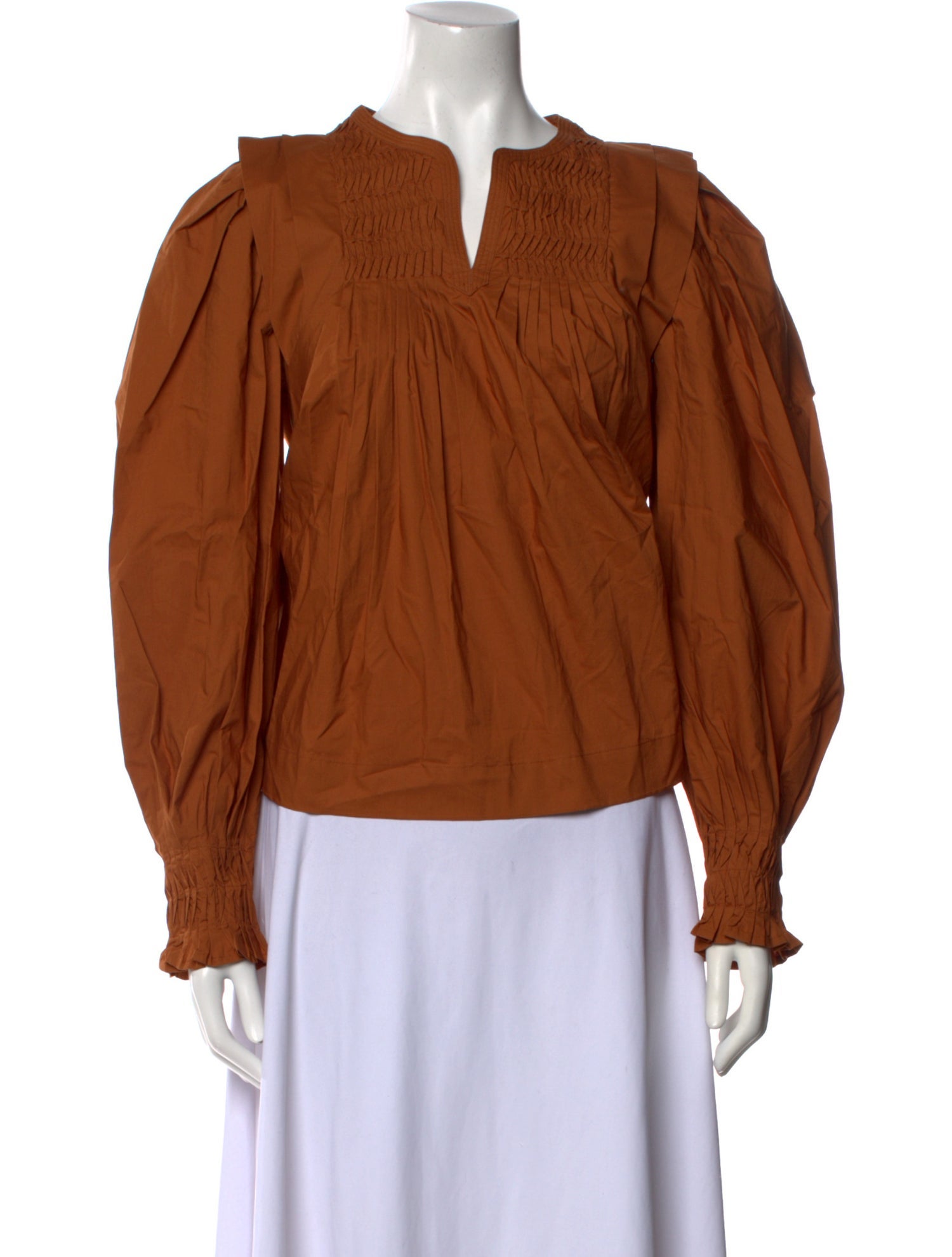 Sea New York V-Neck Long Sleeve Blouse