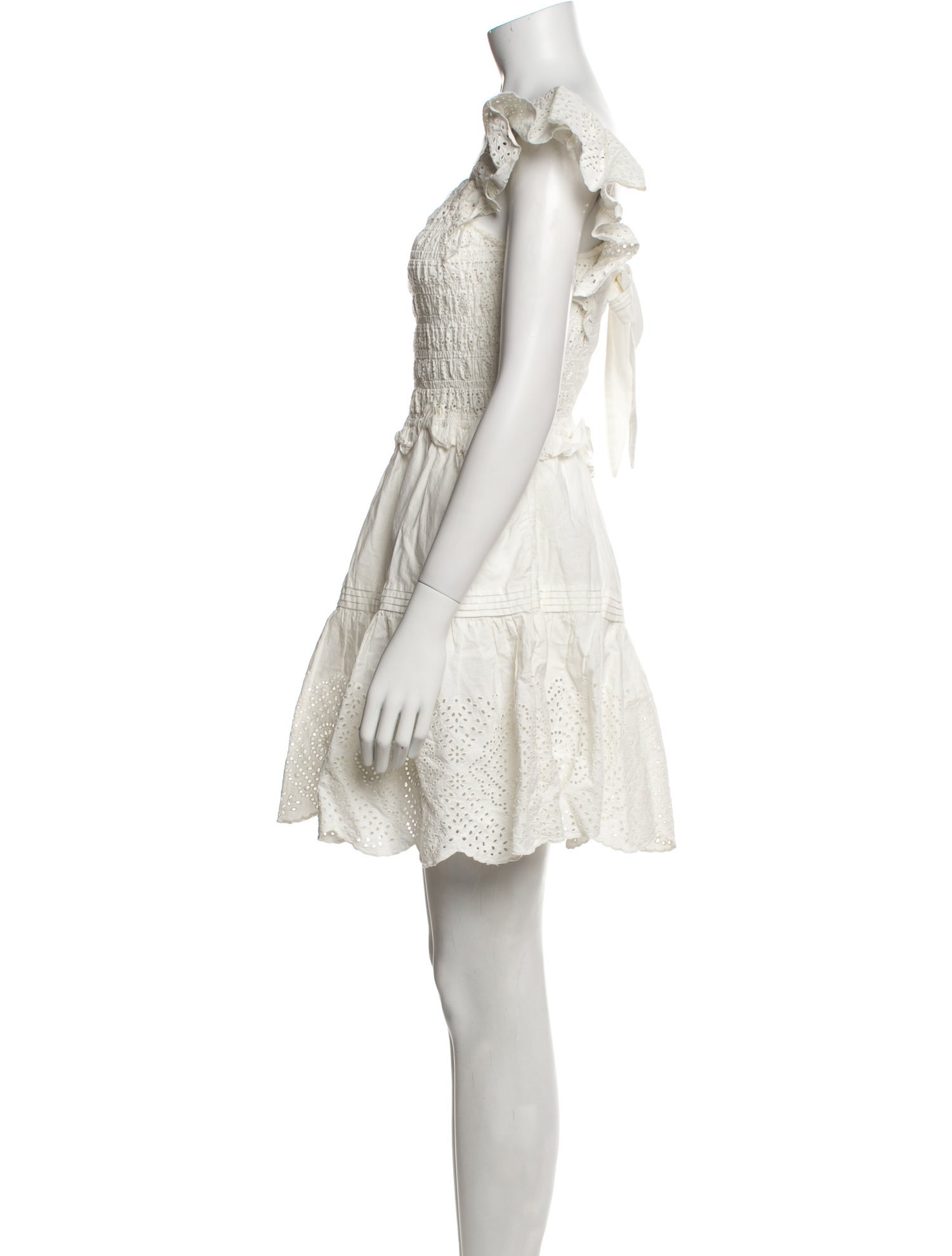 Sea New York Lace Pattern Mini Dress