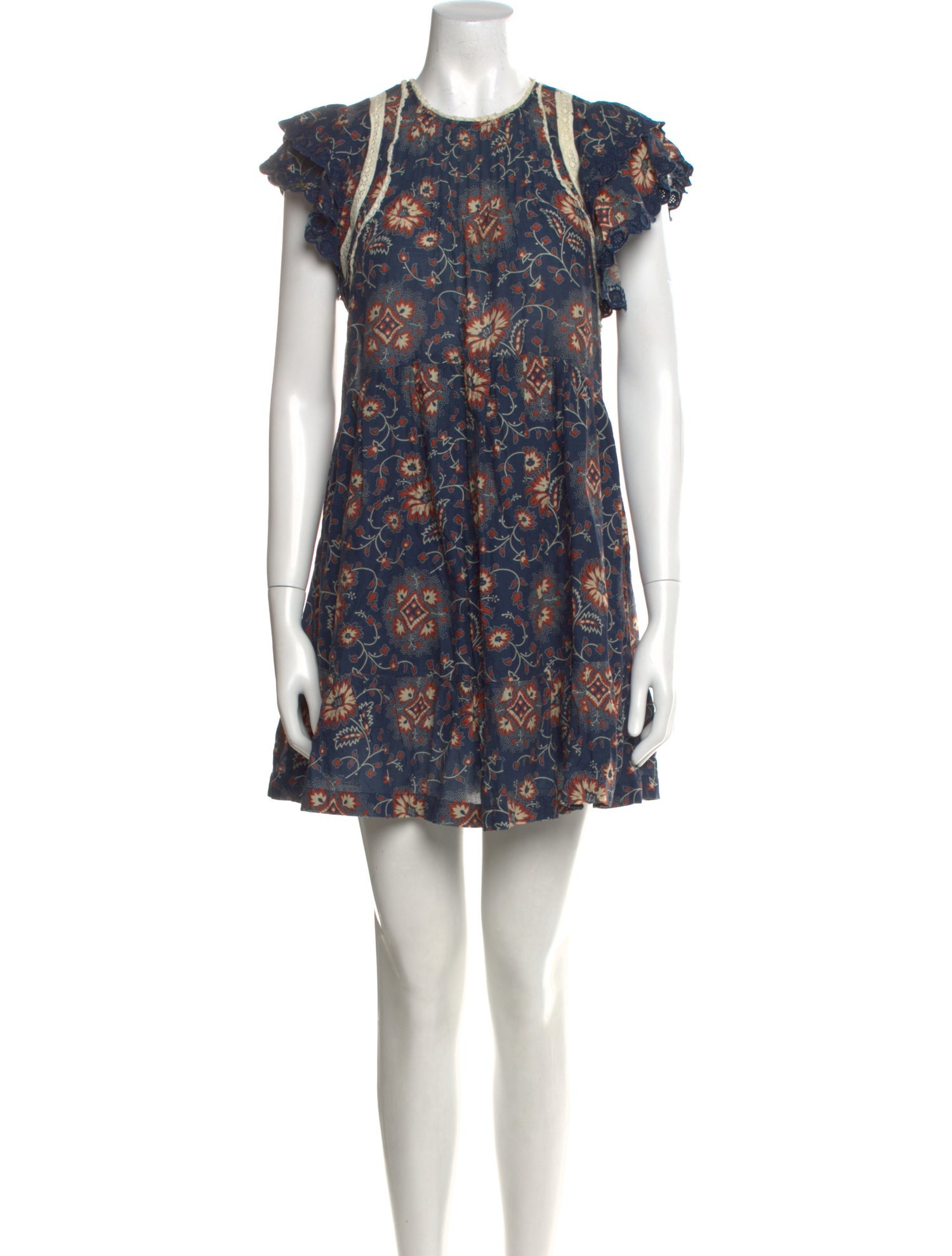Sea New York Floral Print Mini Dress