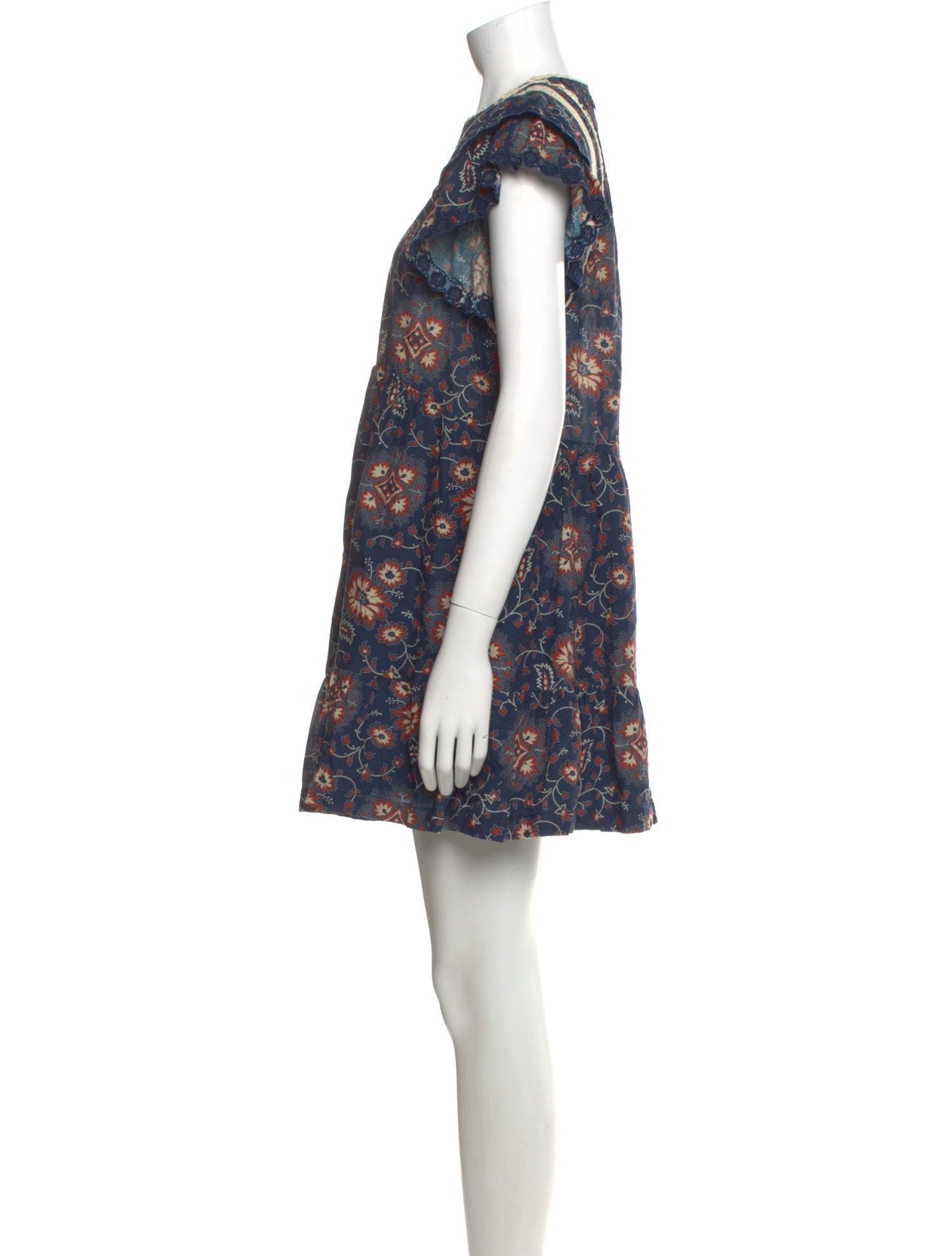 Sea New York Floral Print Mini Dress