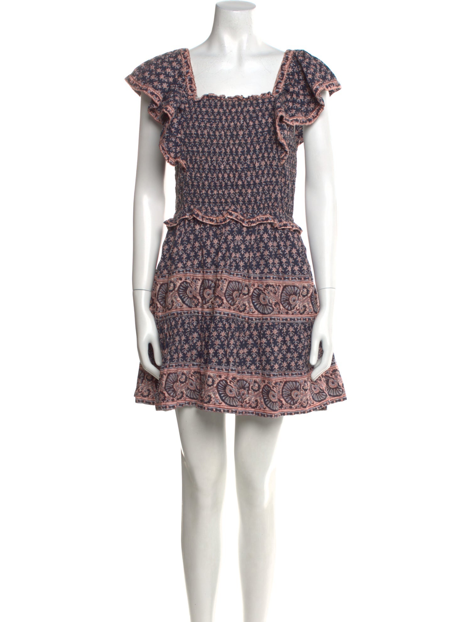 Sea New York Floral Print Mini Dress