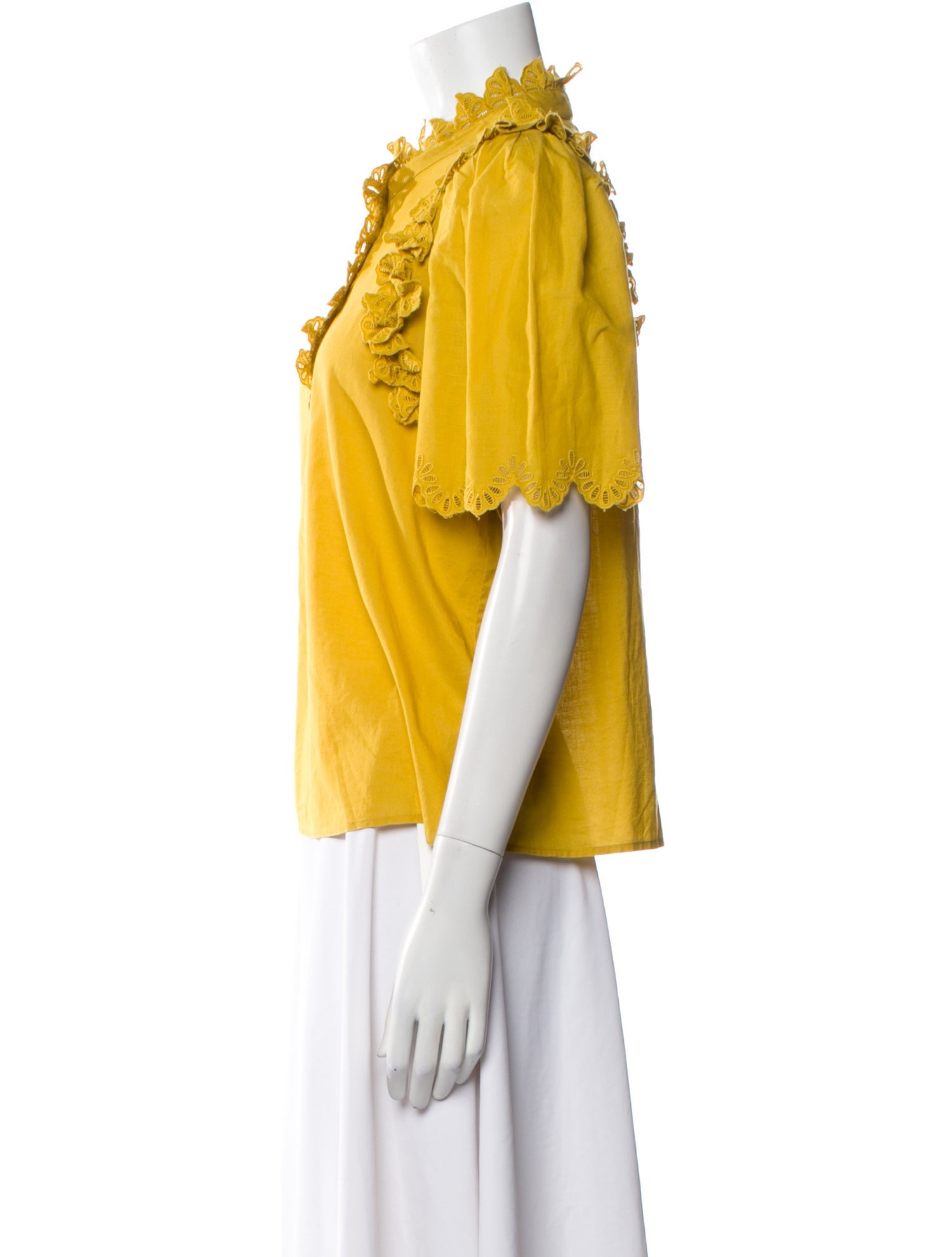 Sea New York Mock Neck Short Sleeve Polo