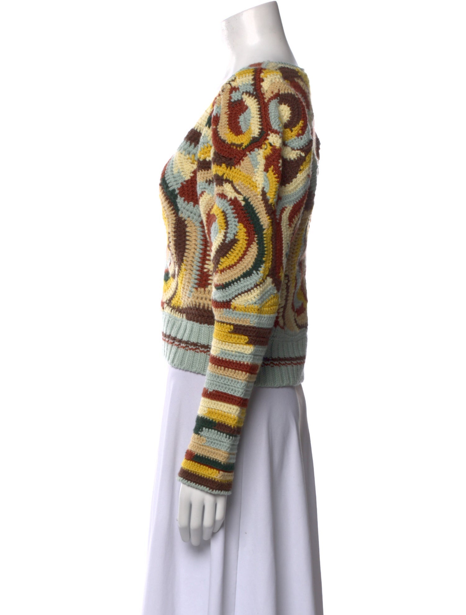 Sea New York Merino Wool Printed Sweater