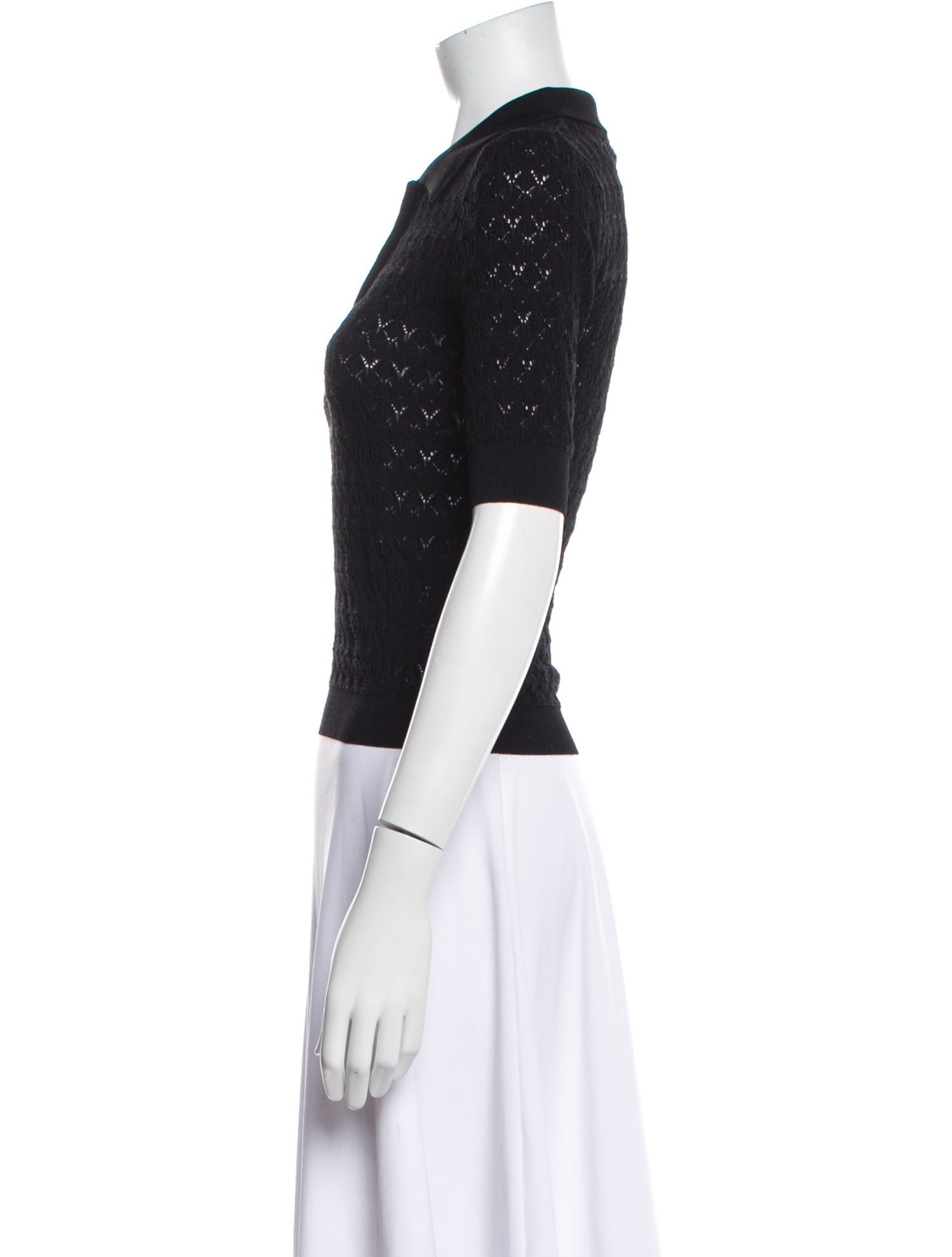 Sea New York Mock Neck Short Sleeve Top