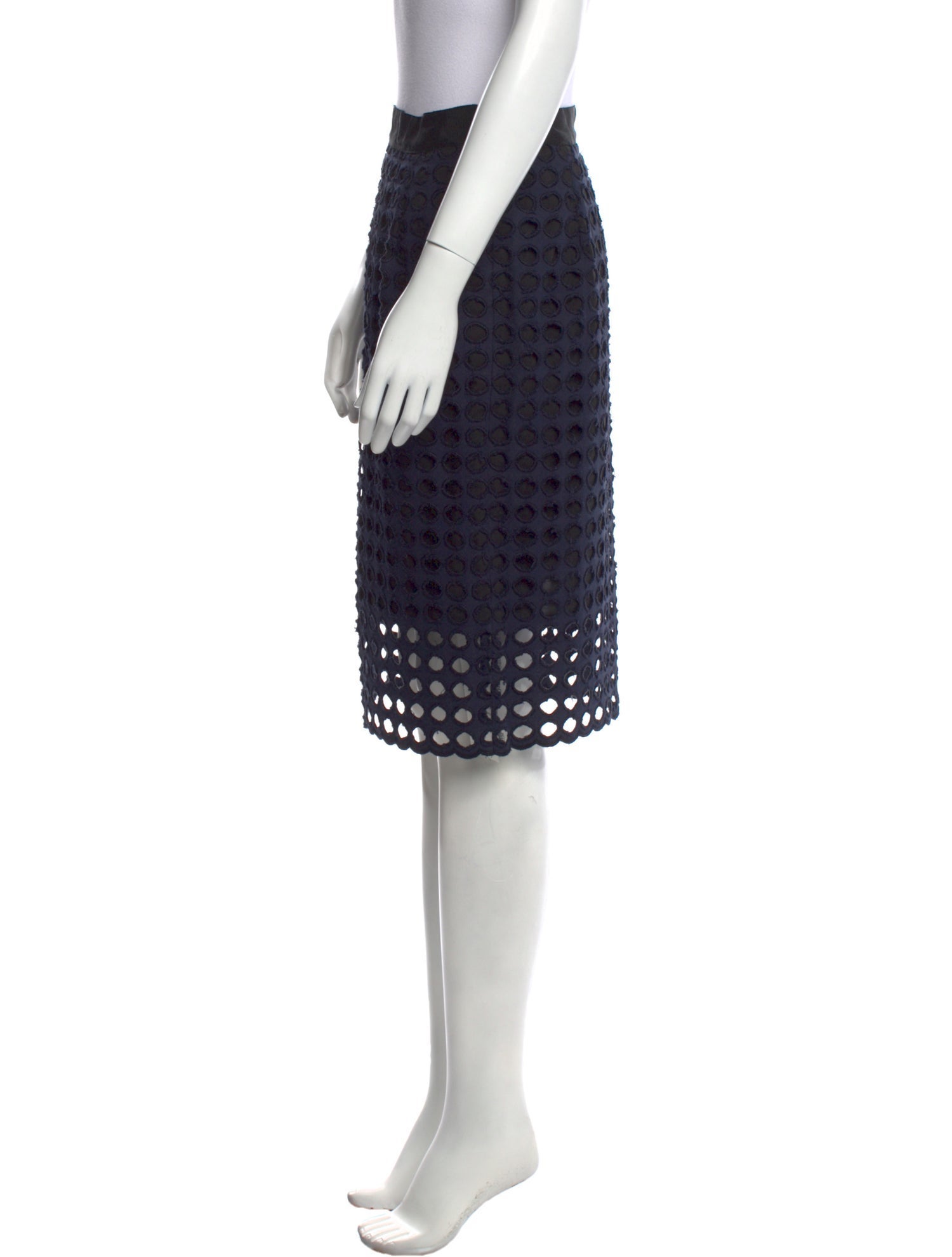 Sea New York Lace Pattern Knee-Length Skirt